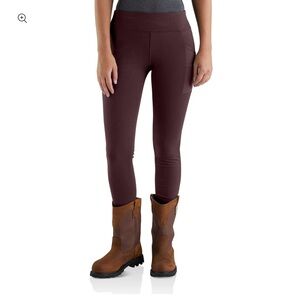 Carhartt 103609 Force® Fitted Lightweight Utility Leggings Blackberry - Medium